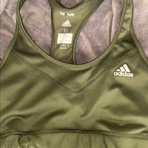 ADIDAS SPORTS BRA OLIVE